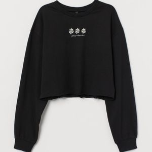 Cropped sweatshirt